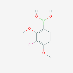 molecular formula C8H10BFO4 B1442450 (3-Fluoro-2,4-dimethoxyphenyl)boronic acid CAS No. 949146-39-8