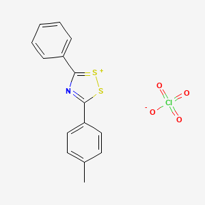 3-(4-Methylphenyl)-5-phenyl-1,2,4-dithiazol-1-ium perchlorate