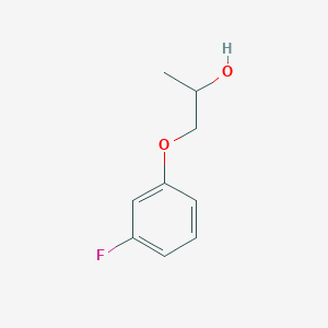 molecular formula C9H11FO2 B1442458 1-(3-氟苯氧基)丙醇 CAS No. 2366-93-0