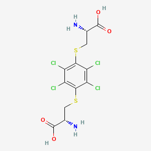 L-Cysteine, S,S'-(2,3,5,6-tetrachloro-1,4-phenylene)bis-