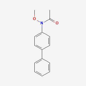 Acetamide, N-(1,1'-biphenyl)-4-yl-N-methoxy-