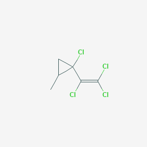 1-Chloro-2-methyl-1-(trichloroethenyl)cyclopropane