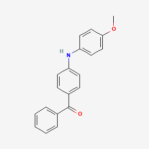 [4-(4-Methoxyanilino)phenyl](phenyl)methanone