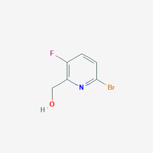 molecular formula C6H5BrFNO B1442465 (6-溴-3-氟吡啶-2-基)甲醇 CAS No. 918793-01-8
