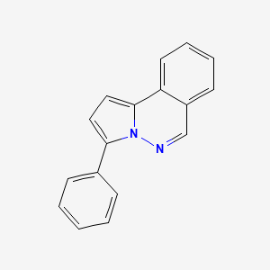 molecular formula C17H12N2 B14424665 3-Phenylpyrrolo[2,1-A]phthalazine CAS No. 82027-00-7