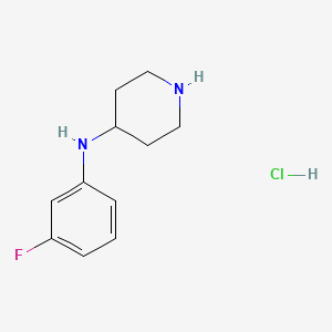 B1442467 N-(3-Fluorophenyl)piperidin-4-amine hydrochloride CAS No. 923565-91-7