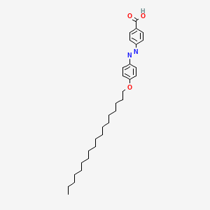 4-{(E)-[4-(Octadecyloxy)phenyl]diazenyl}benzoic acid