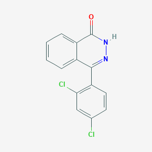 molecular formula C14H8Cl2N2O B1442469 4-(2,4-二氯苯基)-1,2-二氢酞嗪-1-酮 CAS No. 1308436-00-1