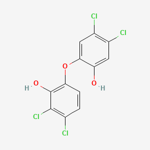 2,3-Dichloro-6-(4,5-dichloro-2-hydroxyphenoxy)phenol