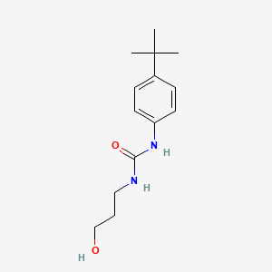 molecular formula C14H22N2O2 B1442471 1-(4-叔丁基苯基)-3-(3-羟基丙基)脲 CAS No. 1239841-77-0