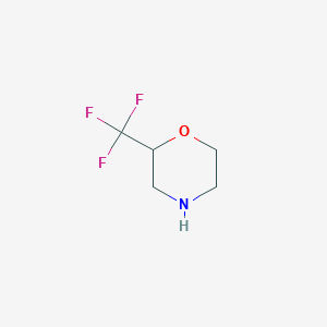 molecular formula C5H8F3NO B1442497 2-(Trifluoromethyl)morpholine CAS No. 1196532-95-2