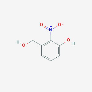 molecular formula C7H7NO4 B1442504 3-(Hydroxymethyl)-2-nitrophenol CAS No. 34112-74-8