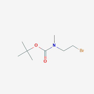 molecular formula C8H16BrNO2 B1442505 叔丁基(2-溴乙基)(甲基)氨基甲酸酯 CAS No. 263410-12-4