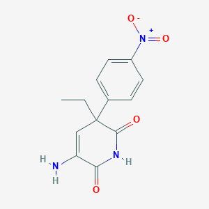 5-Amino-3-ethyl-3-(4-nitrophenyl)pyridine-2,6(1H,3H)-dione