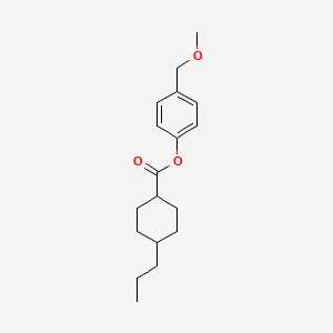 4-(Methoxymethyl)phenyl 4-propylcyclohexane-1-carboxylate