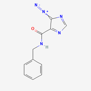 (Benzylamino)(5-diazonio-4H-imidazol-4-ylidene)methanolate