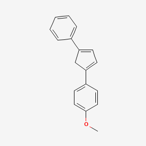 1-Methoxy-4-(4-phenylcyclopenta-1,3-dien-1-yl)benzene