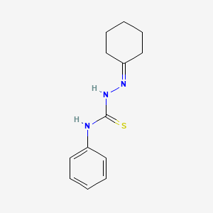 Hydrazinecarbothioamide, 2-cyclohexylidene-N-phenyl-