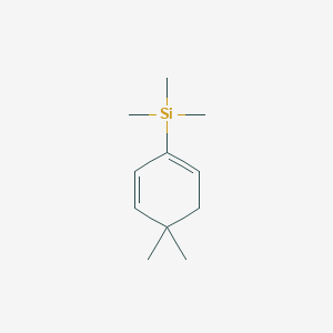 (4,4-Dimethylcyclohexa-1,5-dien-1-yl)(trimethyl)silane