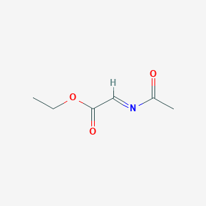 Acetic acid, (acetylimino)-, ethyl ester