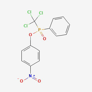 4-Nitrophenyl phenyl(trichloromethyl)phosphinate