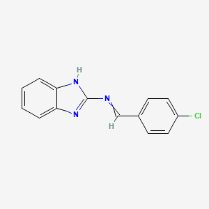 N-(1H-Benzimidazol-2-yl)-1-(4-chlorophenyl)methanimine