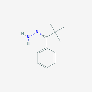 (2,2-Dimethyl-1-phenylpropylidene)hydrazine