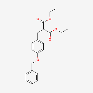 Diethyl {[4-(benzyloxy)phenyl]methyl}propanedioate