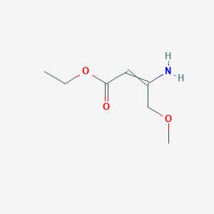 molecular formula C7H13NO3 B14425321 Ethyl 3-amino-4-methoxybut-2-enoate CAS No. 79534-96-6