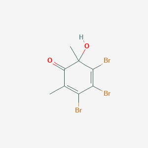 3,4,5-Tribromo-6-hydroxy-2,6-dimethylcyclohexa-2,4-dien-1-one