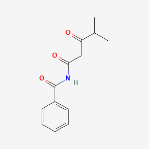 N-(4-Methyl-3-oxopentanoyl)benzamide