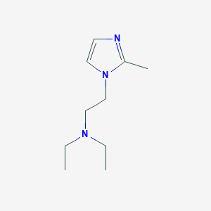 N,N-diethyl-2-(2-methylimidazol-1-yl)ethanamine