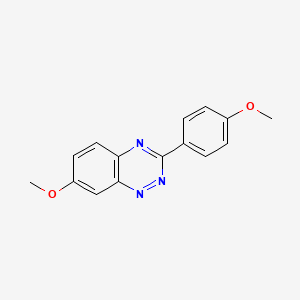 7-Methoxy-3-(4-methoxyphenyl)-1,2,4-benzotriazine