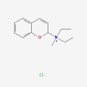 N,N-Diethyl-2H-1-benzopyran-3-methanamine hydrochloride