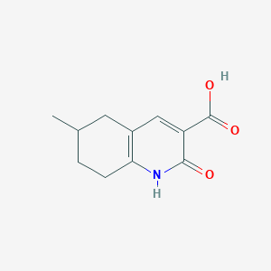 molecular formula C11H13NO3 B1442549 6-甲基-2-氧代-1,2,5,6,7,8-六氢喹啉-3-羧酸 CAS No. 1249049-37-3