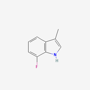 B1442551 7-fluoro-3-methyl-1H-indole CAS No. 866211-13-4