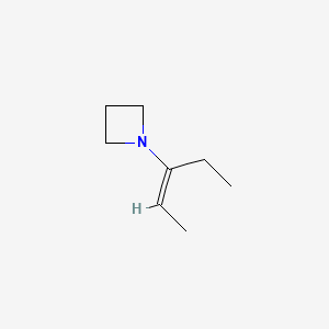 Azetidine, 1-(1-ethyl-1-propenyl)-