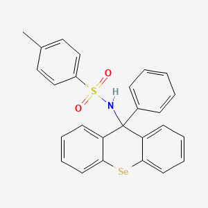 4-Methyl-N-(9-phenyl-9H-selenoxanthen-9-YL)benzene-1-sulfonamide