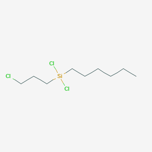 Dichloro(3-chloropropyl)hexylsilane