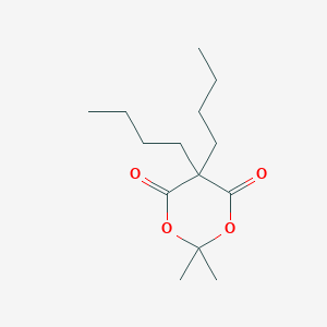 1,3-Dioxane-4,6-dione, 5,5-dibutyl-2,2-dimethyl-