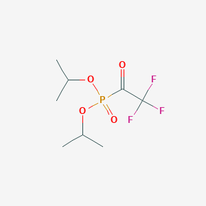 molecular formula C8H14F3O4P B14425687 Dipropan-2-yl (trifluoroacetyl)phosphonate CAS No. 82568-29-4