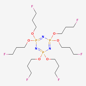 B1442569 Hexakis(3-fluoropropoxy)phosphazene CAS No. 1346521-36-5
