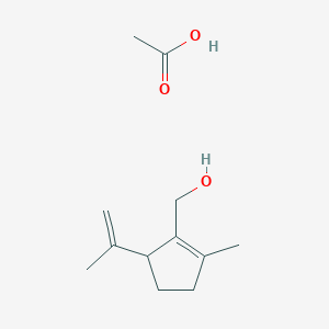 Acetic acid;(2-methyl-5-prop-1-en-2-ylcyclopenten-1-yl)methanol