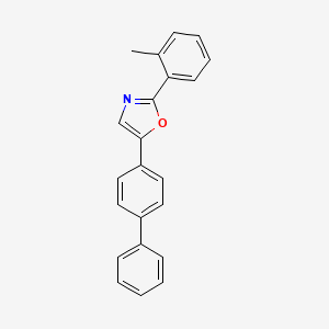 5-([1,1'-Biphenyl]-4-yl)-2-(2-methylphenyl)-1,3-oxazole