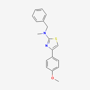 N-Benzyl-4-(4-methoxyphenyl)-N-methyl-1,3-thiazol-2-amine