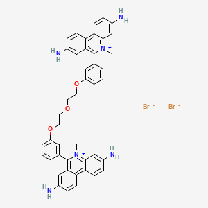 6-[3-[2-[2-[3-(3,8-Diamino-5-methylphenanthridin-5-ium-6-yl)phenoxy]ethoxy]ethoxy]phenyl]-5-methylphenanthridin-5-ium-3,8-diamine;dibromide