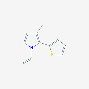 1-Ethenyl-3-methyl-2-thiophen-2-ylpyrrole