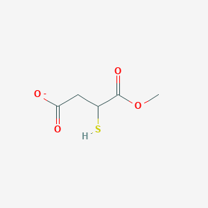 4-Methoxy-4-oxo-3-sulfanylbutanoate