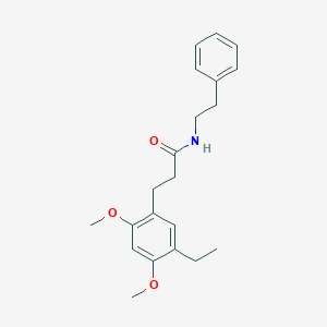 3-(5-Ethyl-2,4-dimethoxyphenyl)-N-(2-phenylethyl)propanamide