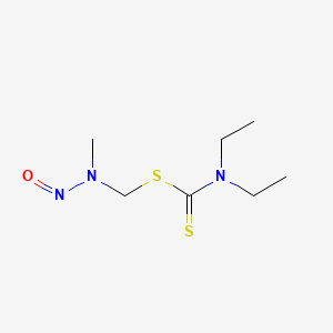 [Methyl(nitroso)amino]methyl diethylcarbamodithioate